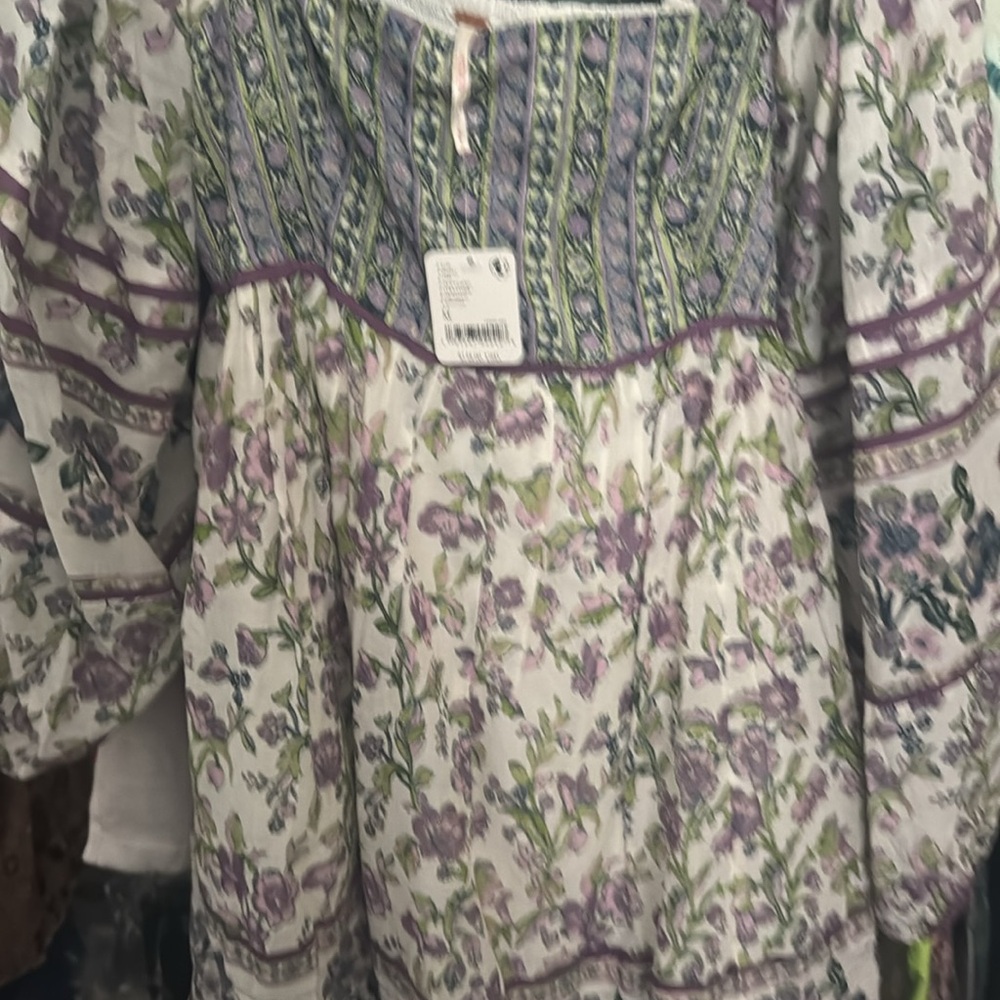 NWT Free People Women's Endless Afternoon Mini Dress - Picture 3 of 3
